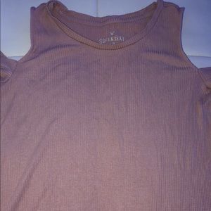 pink off the shoulder top